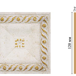 Вставка цветная DECOMASTER D208-40 (120*120*22мм)